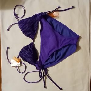 Joe Boxer Mix & Match Purple Bikini, Size: Medium